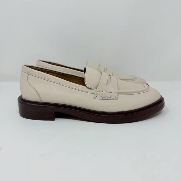 New Madewell The Vernon Loafer In Ecru Sz 8.5 - Picture 4 of 13